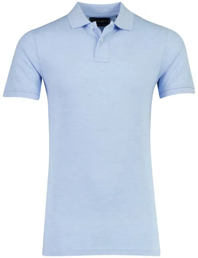 Scotland Blue Poloshirt Scotland Blue lichtblauw katoen