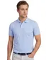 Scotland Blue poloshirt lichtblauw katoen normal fit