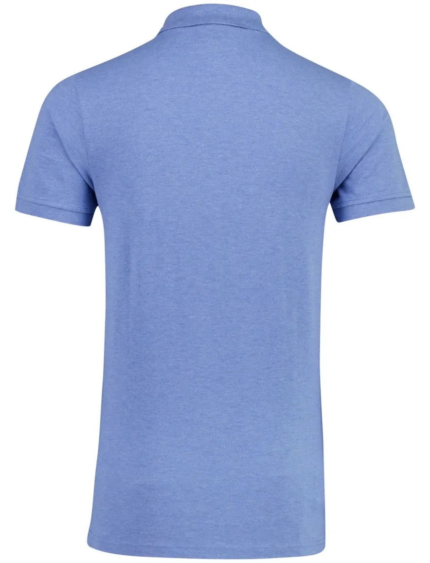 Poloshirt Scotland Blue blauw katoen