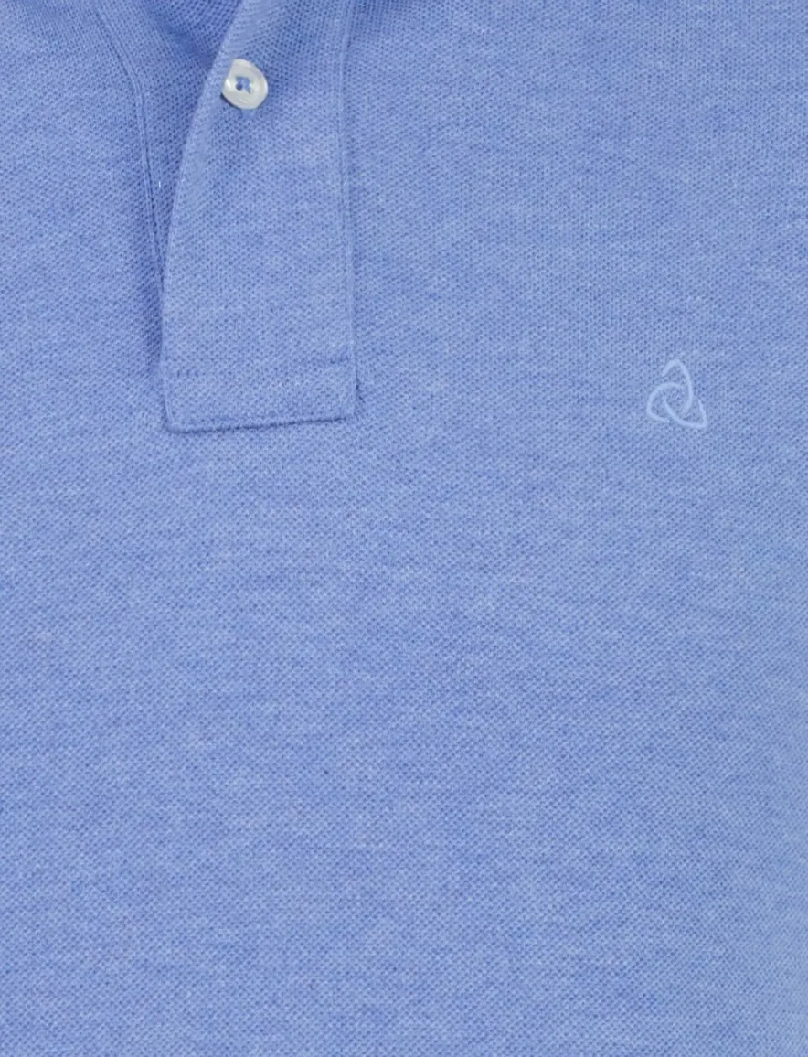 Poloshirt Scotland Blue blauw katoen