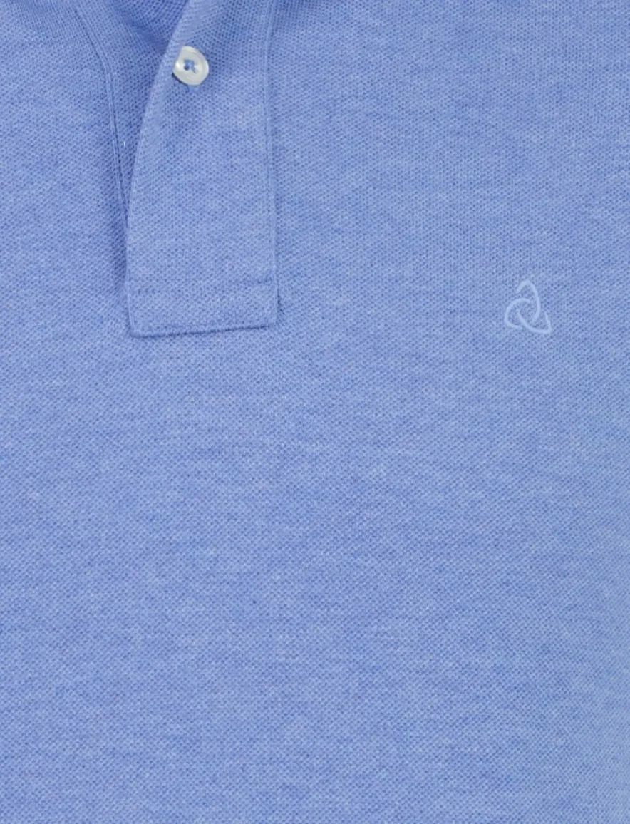 Scotland Blue poloshirt blauw katoen