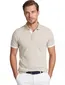Poloshirt Scotland Blue beige gestreept katoen