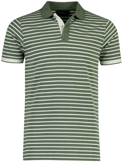 Scotland Blue Poloshirt Scotland Blue groen gestreept
