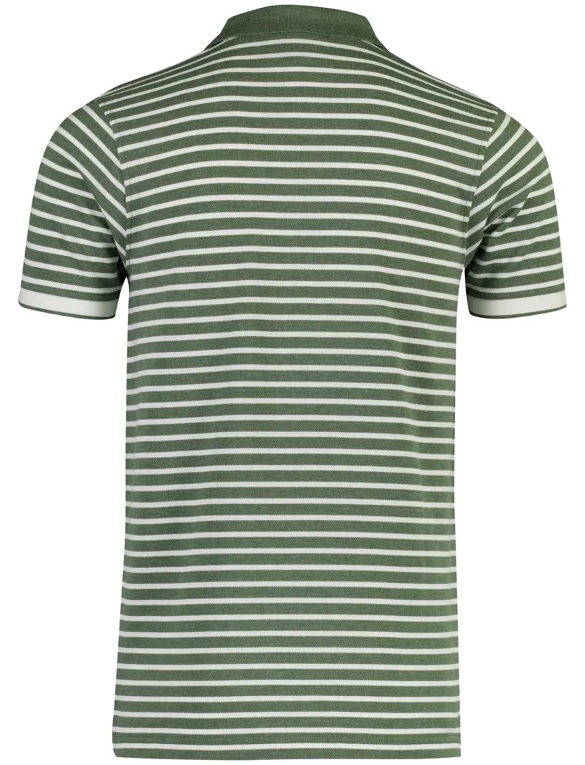 Poloshirt Scotland Blue groen gestreept