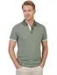 Scotland Blue poloshirt groen gestreept piqué