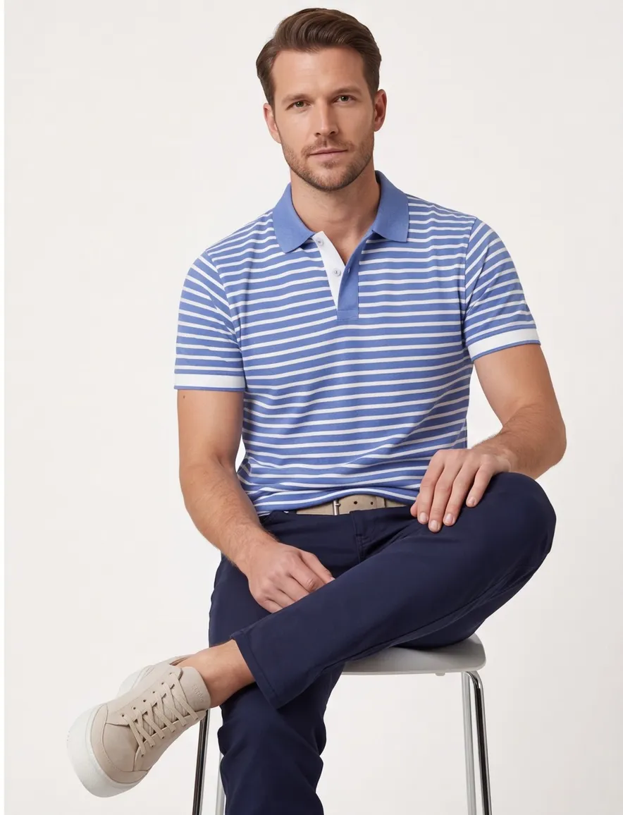 Poloshirts Scotland Blue blauw