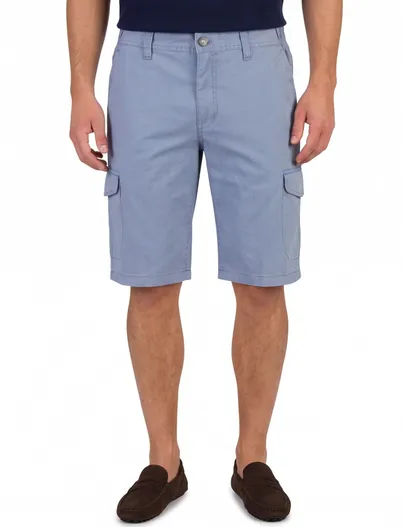 State of Art State of Art Cargo Shorts Lichtblauw