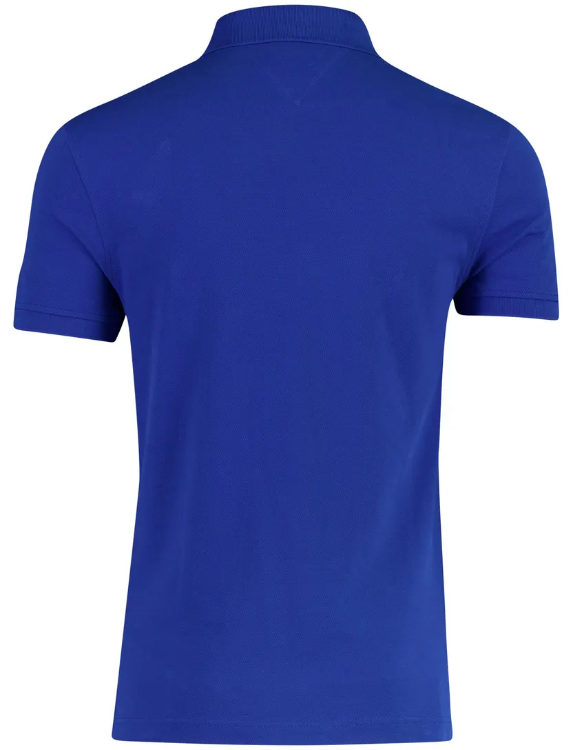 Poloshirt Tommy Hilfiger blauw pique