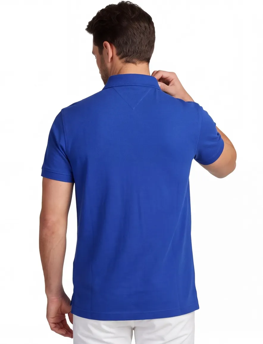 Tommy Hilfiger poloshirt blauw pique