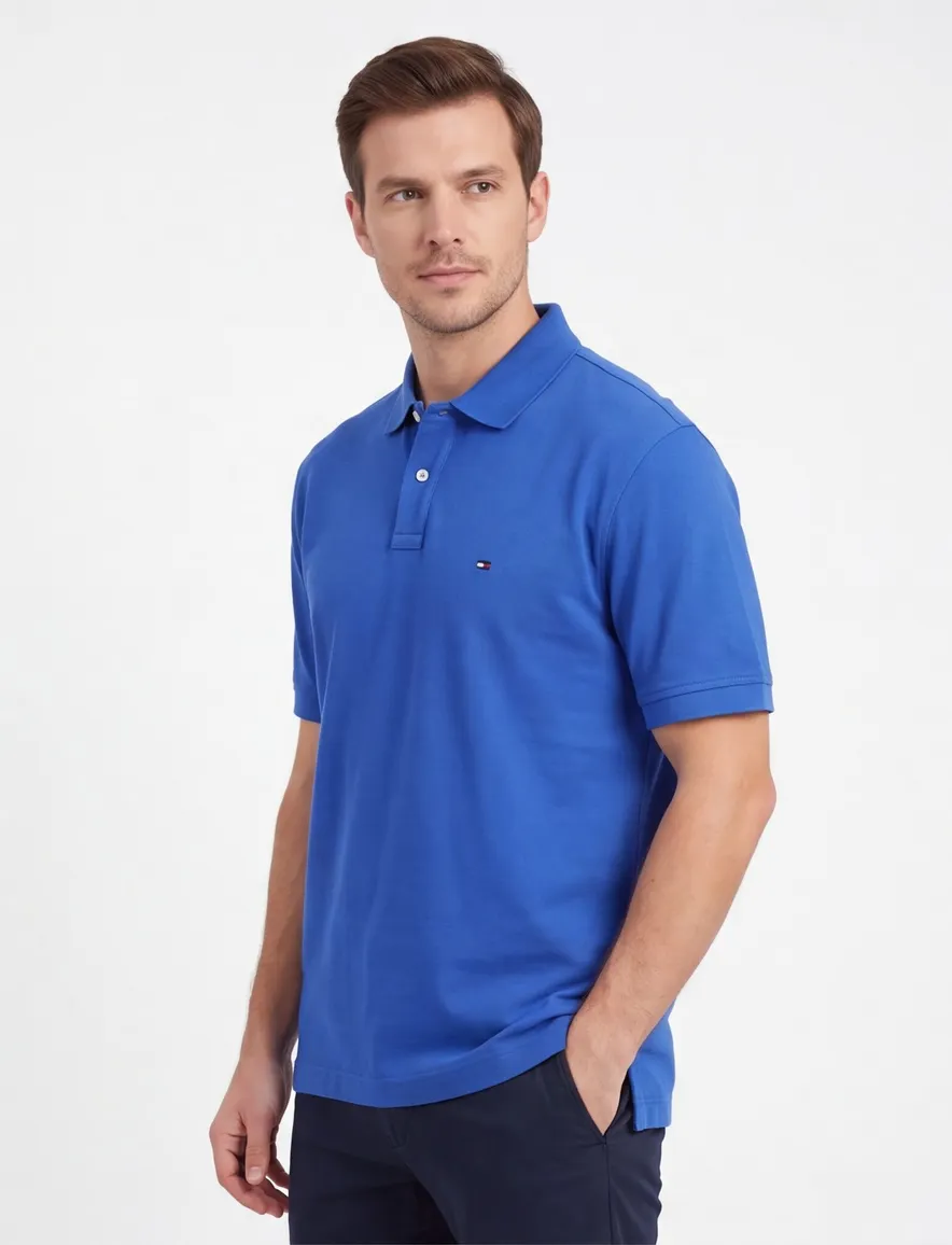Poloshirt Tommy Hilfiger blauw