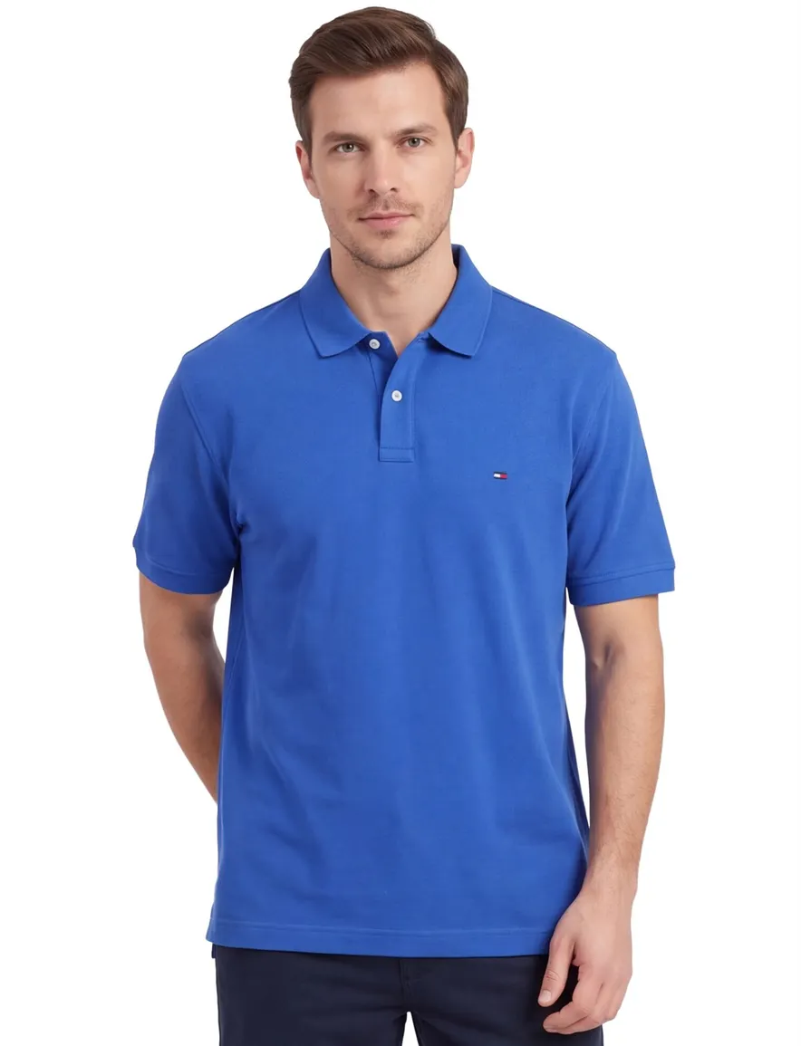 Poloshirt Tommy Hilfiger blauw