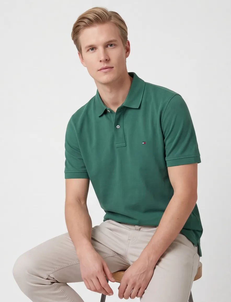 Poloshirt Tommy Hilfiger groen
