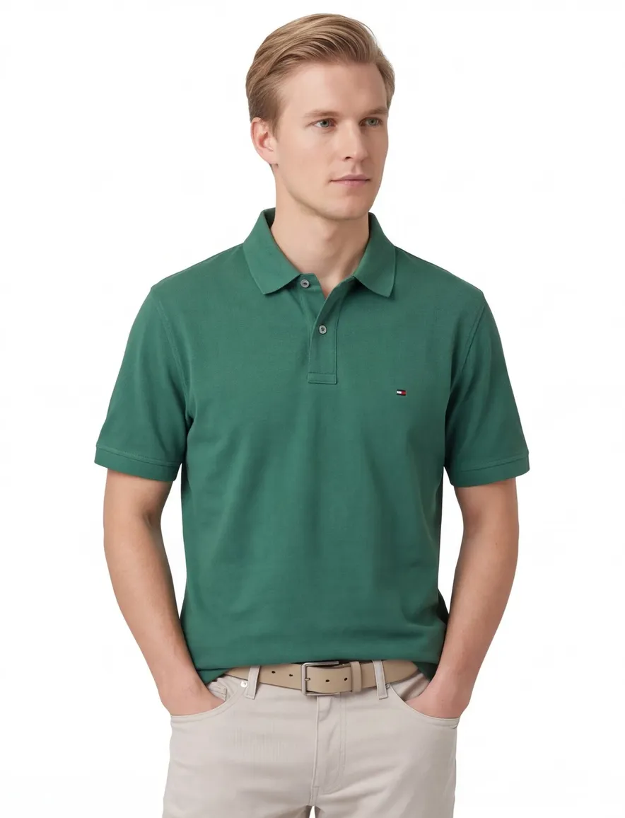 Poloshirt Tommy Hilfiger groen
