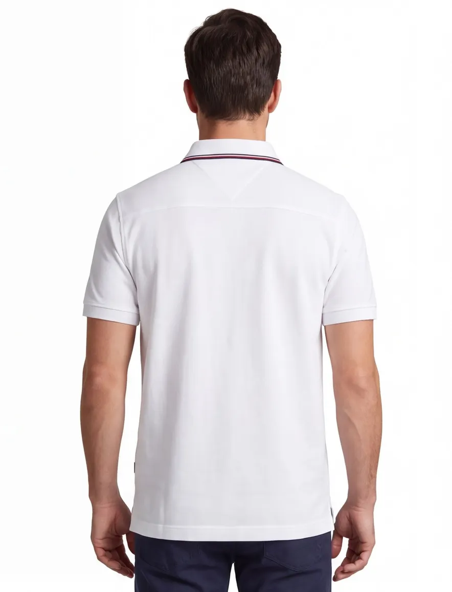 Poloshirt Tommy Hilfiger wit