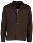Paul & Shark overshirt bruin kasjmier met borstzak