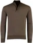 Paul & Shark half zip trui bruin gemêleerd