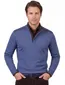 Paul & Shark half zip trui blauw gemêleerd