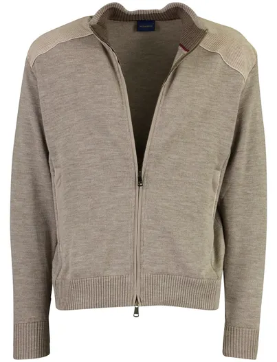Paul & Shark Paul & Shark gemêleerd wol vest bruin