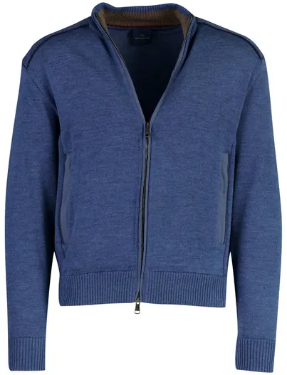 Paul & Shark Paul & Shark scheerwol vest blauw