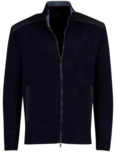 Paul & Shark Paul & Shark vest donkerblauw effen