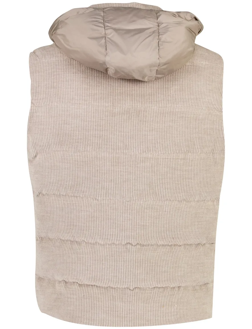 Paul & Shark bodywarmer beige rib
