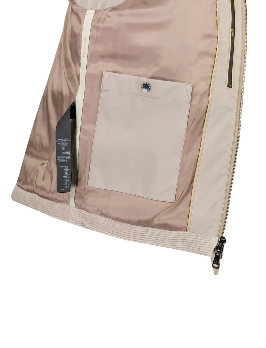 Paul & Shark bodywarmer beige rib