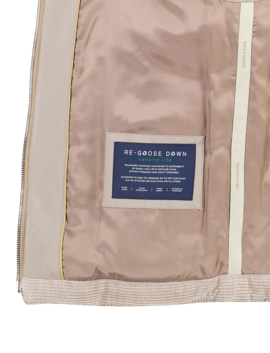 Paul & Shark bodywarmer beige rib