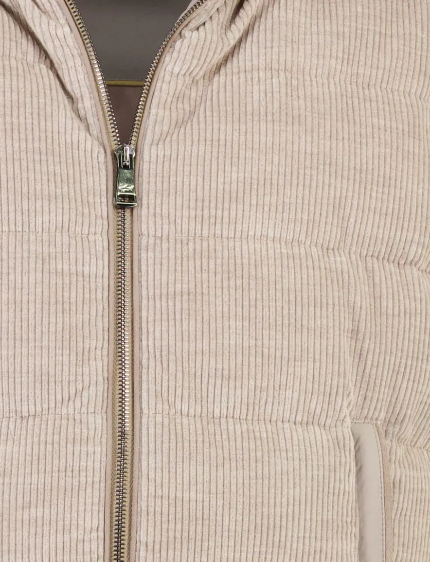 Paul & Shark bodywarmer beige rib