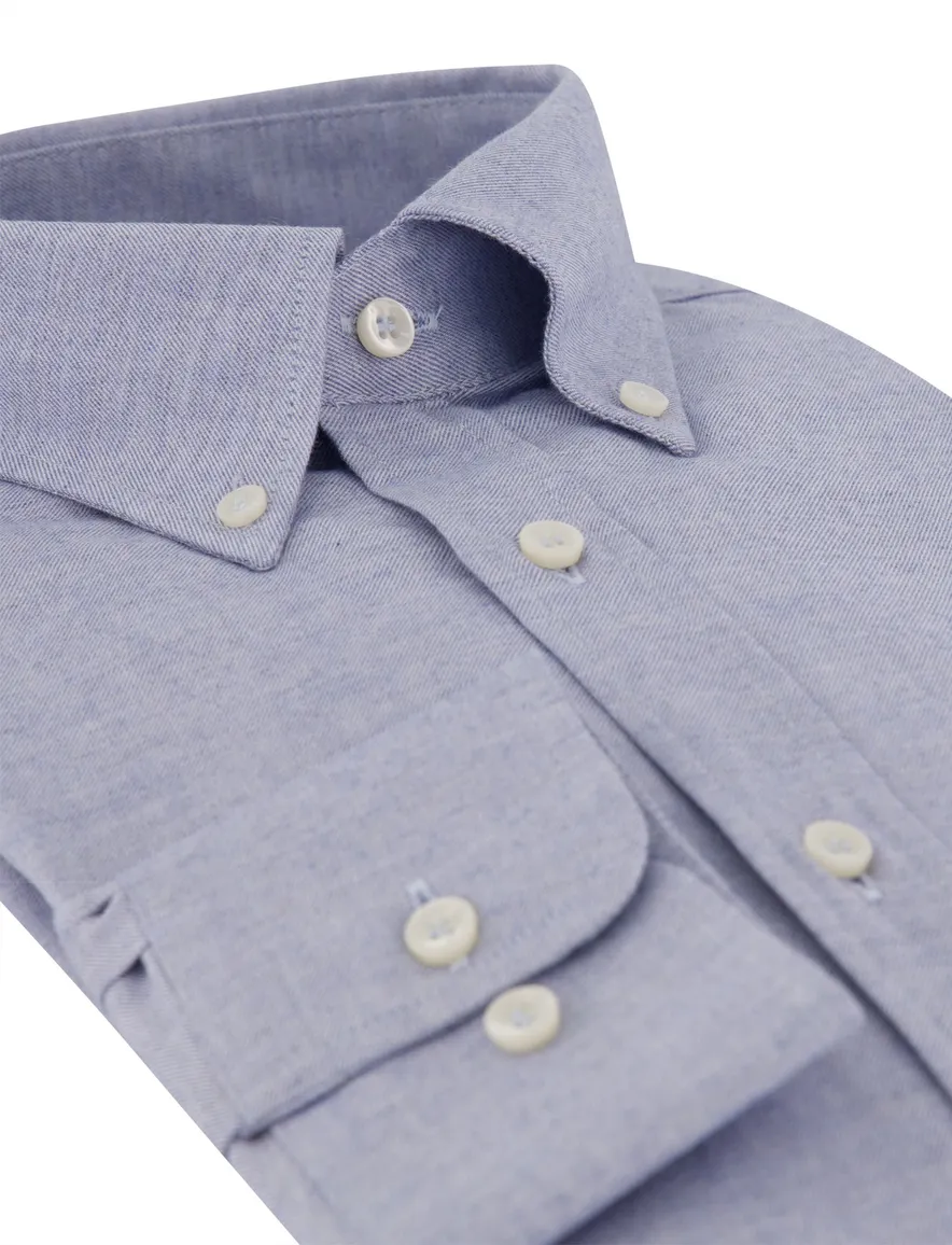 Paul & Shark overhemd blauw gemeleerd