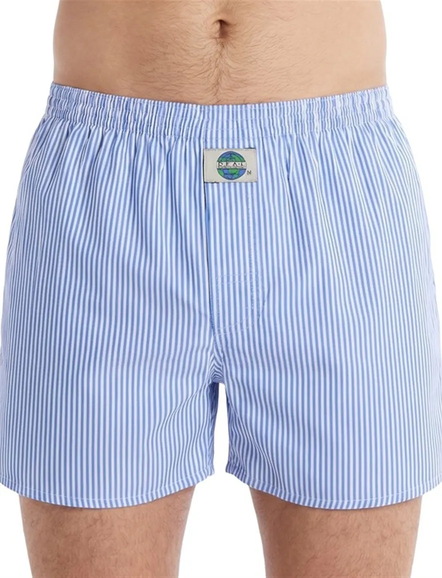 Lichtblauwe gestreepte boxershort Deal