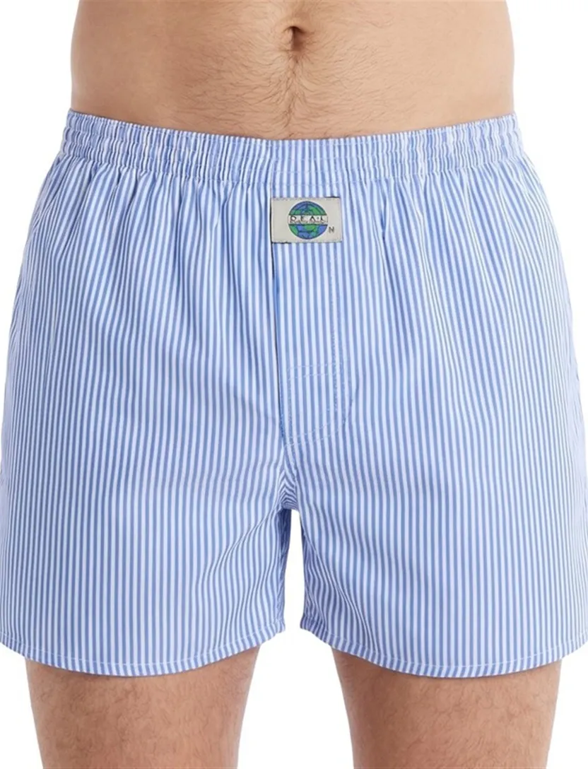 Ondergoed Deal lichtblauw boxershort gestreept