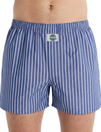 Deal Donkerblauwe boxershort gestreept Deal