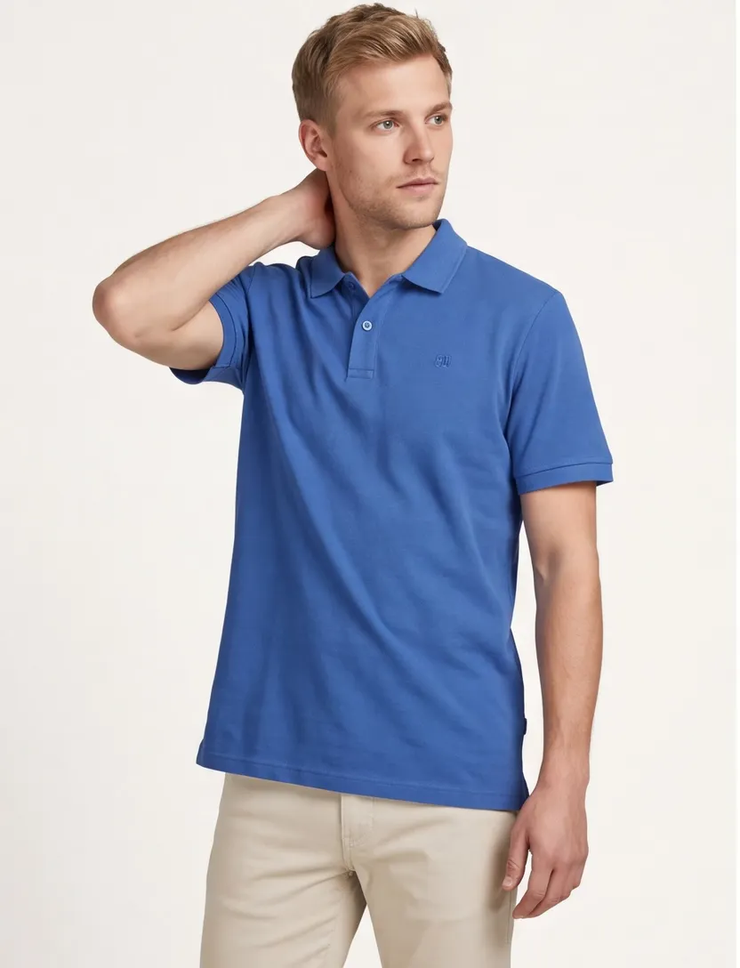 Big & Tall Jack & Jones poloshirt blauw