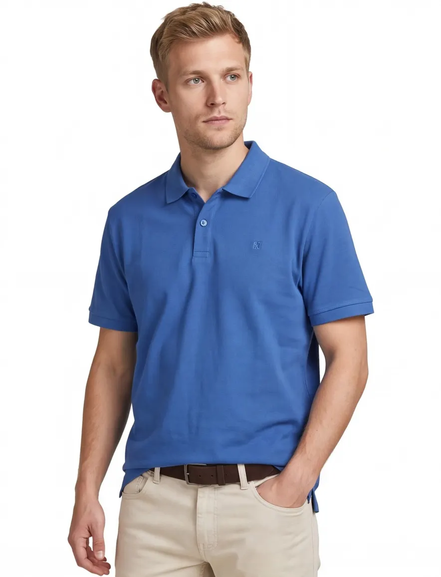 Jack & Jones poloshirt blauw Big & Tall