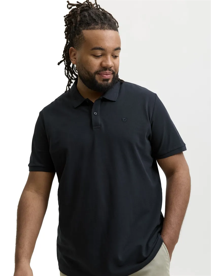 Poloshirt Jack & Jones Plus Size grijs