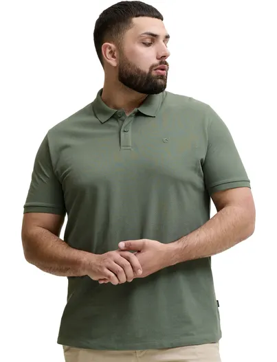 Jack & Jones Poloshirt Jack & Jones Plus Size donkergroen