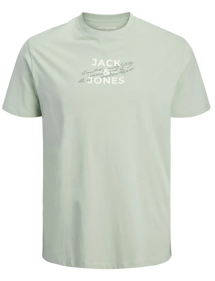 T-shirt Jack & Jones Plus Size groen opdruk