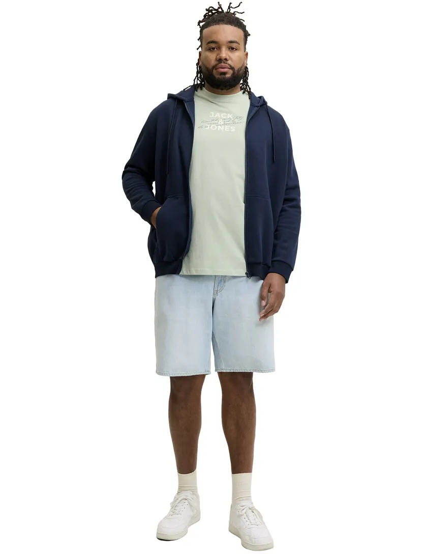 T-shirt Jack & Jones Plus Size groen opdruk