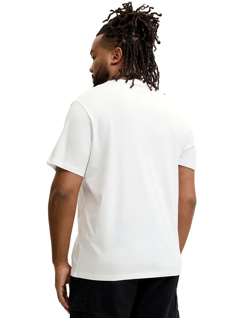 T-shirt Jack & Jones wit geprint