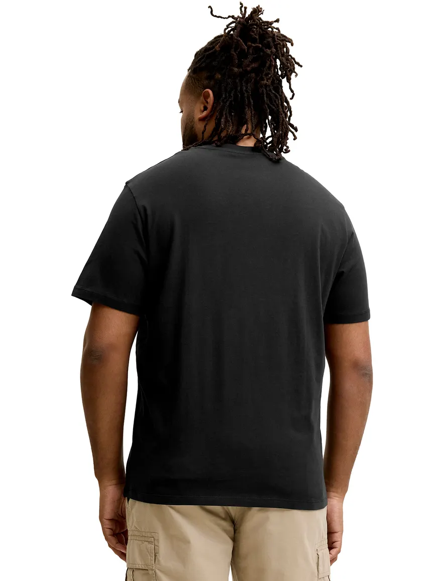 Zwart T-shirt Jack & Jones Plus Size opdruk