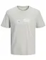 Jack & Jones T-shirt ronde hals creme geprint