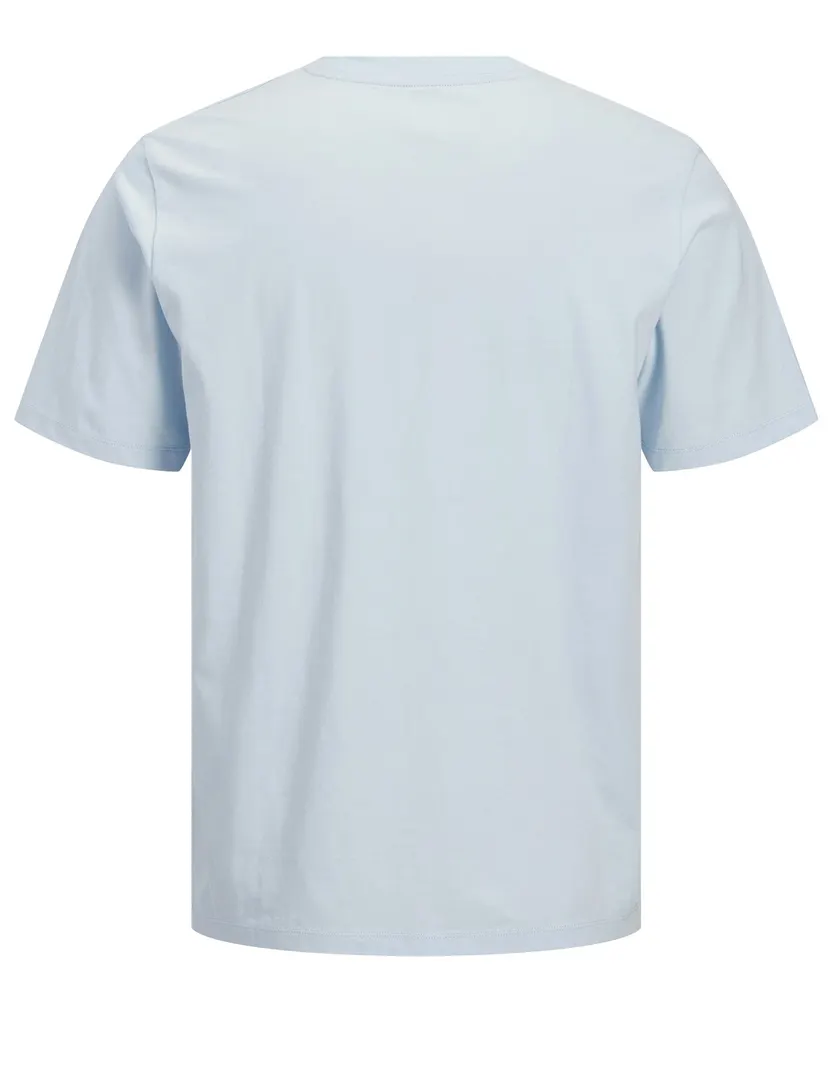 T-shirt Jack & Jones lichtblauw geprint