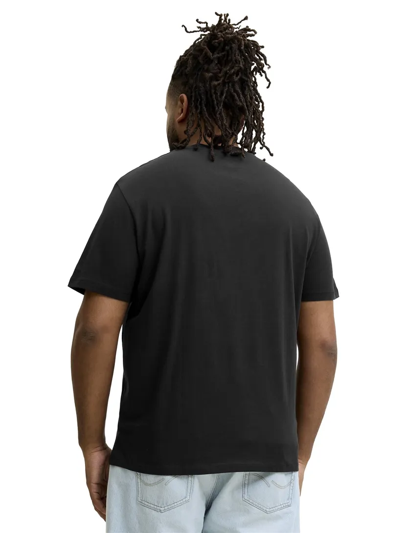 T-shirt Jack & Jones Regular Fit zwart opdruk