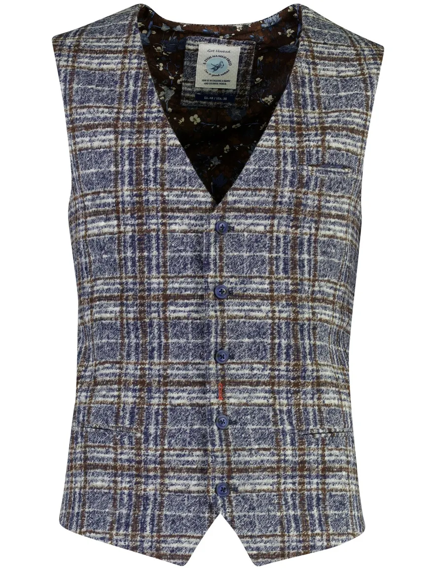 Gilet A Fish Named Fred donkerblauw