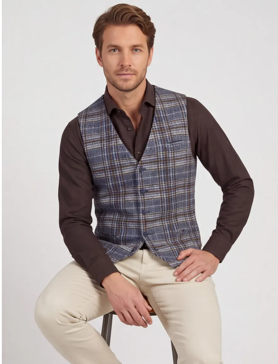 Gilet A Fish Named Fred donkerblauw