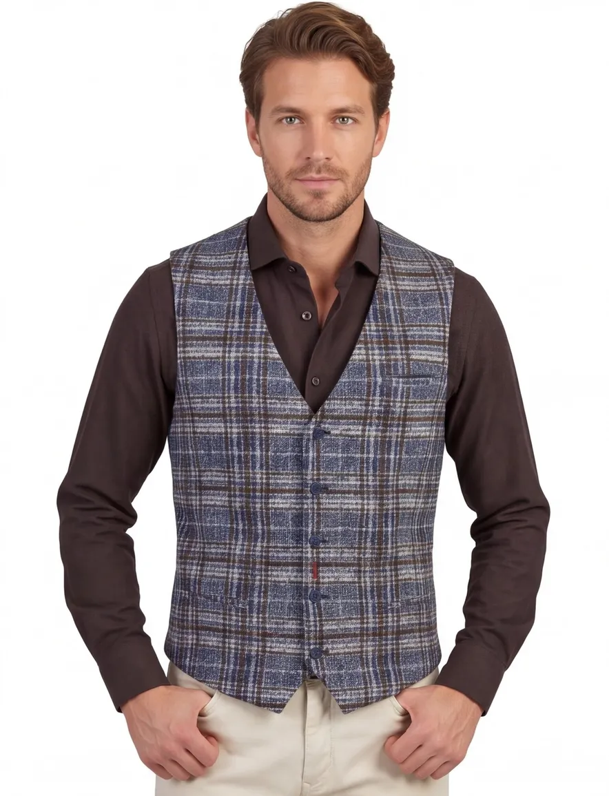 Gilet A Fish Named Fred donkerblauw