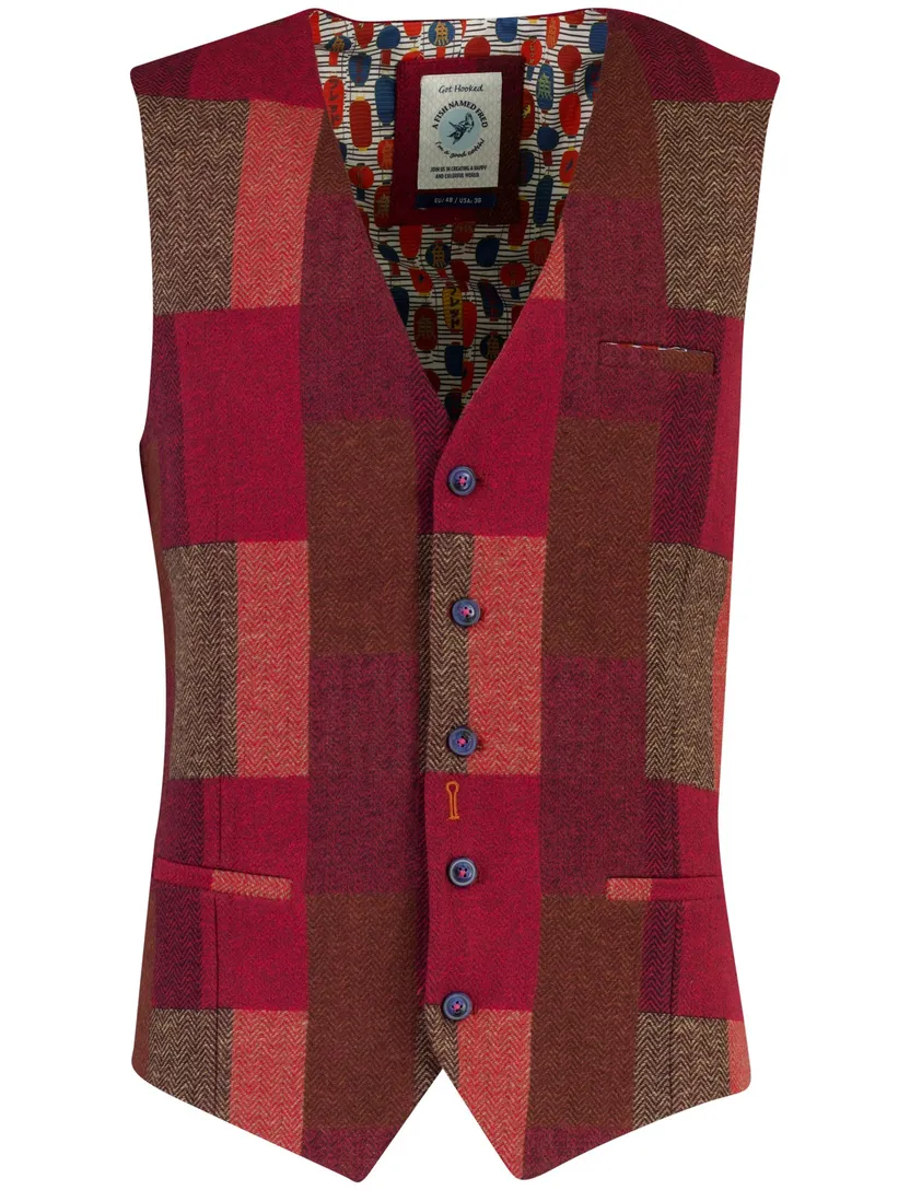 Gilet A Fish Named Fred rood
