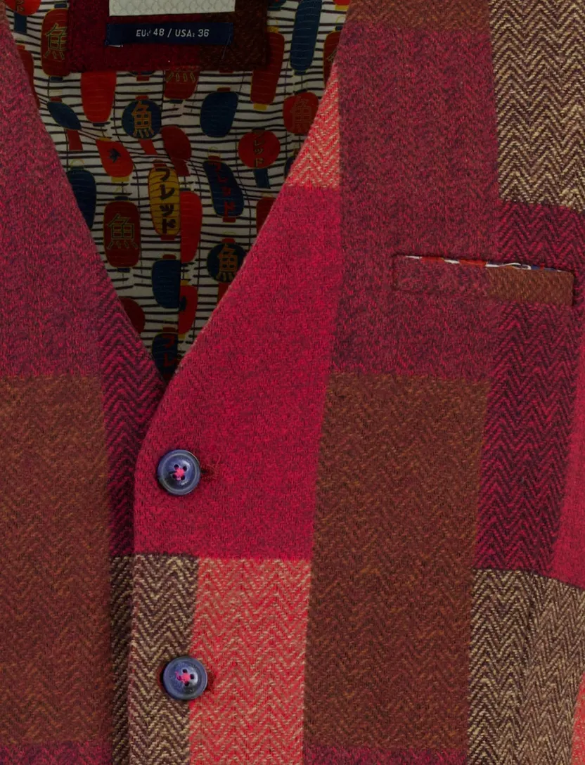 Gilet A Fish Named Fred rood