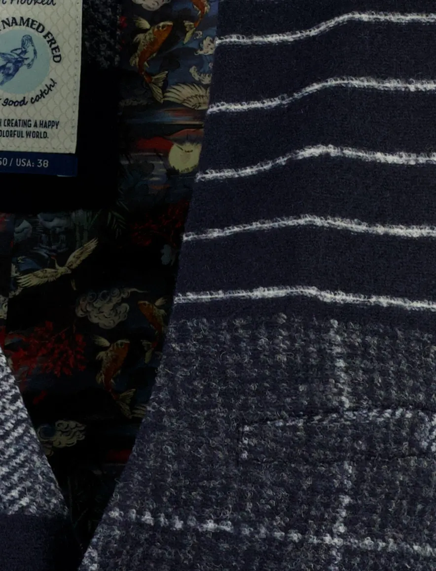 Gilet A Fish Named Fred donkerblauw
