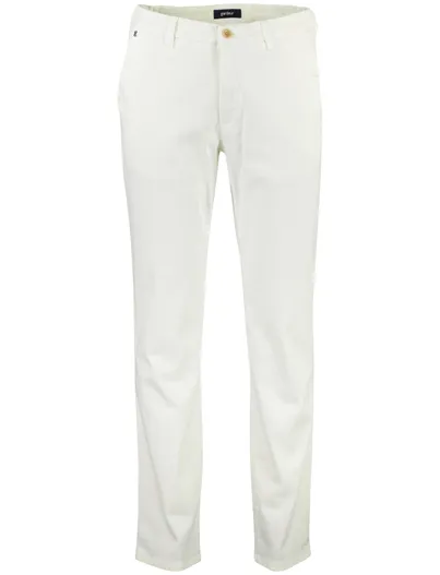 Gardeur Broek Gardeur wit normale fit stretch